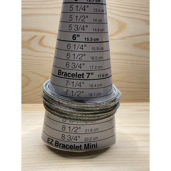 Silver-Tone Thin Stackable Bangle Bracelets Set Of 8 - Picture 3 of 3